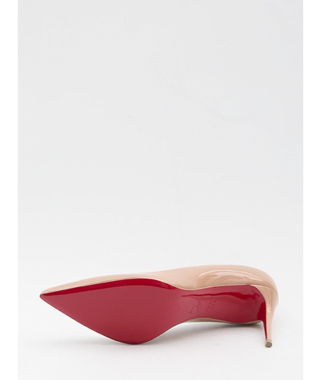 CHRISTIAN LOUBOUTIN Розовые туфли из лакированной кожи, фото 4