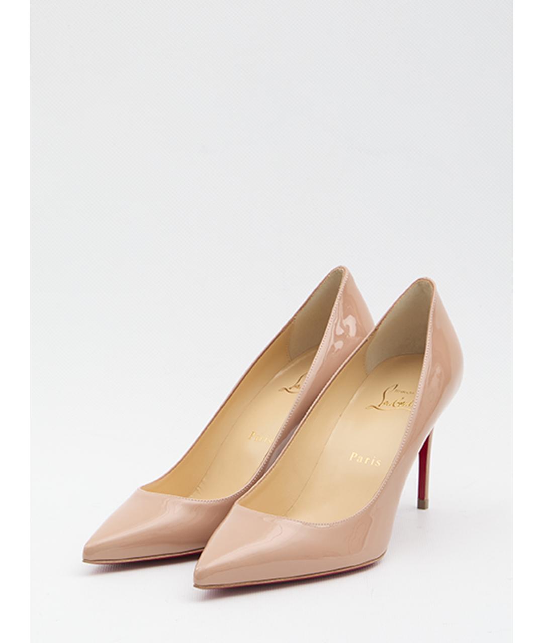 CHRISTIAN LOUBOUTIN Розовые туфли из лакированной кожи, фото 2