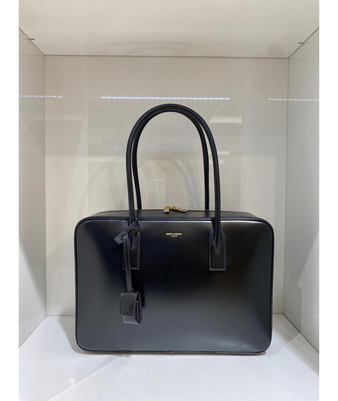 SAINT LAURENT Черная сумка через плечо, фото 2