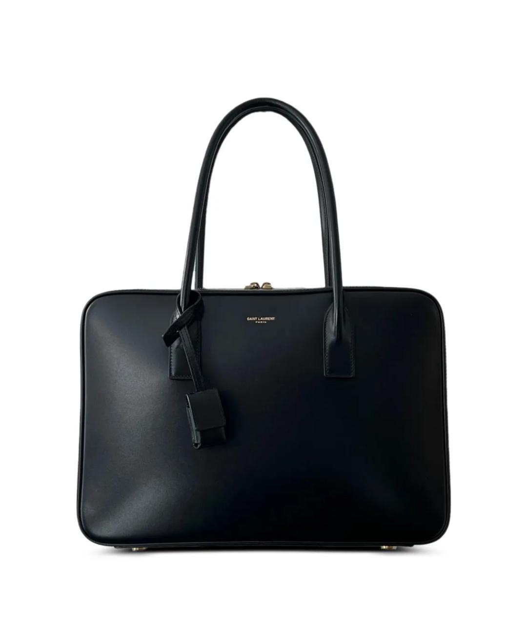 SAINT LAURENT Черная сумка через плечо, фото 1