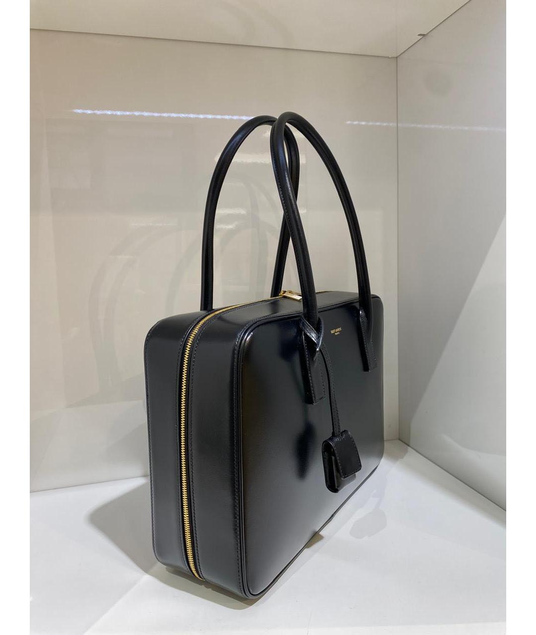 SAINT LAURENT Черная сумка через плечо, фото 3