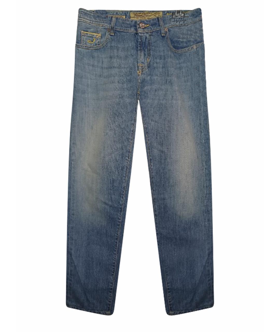 JACOB COHEN Голубые прямые джинсы, фото 1