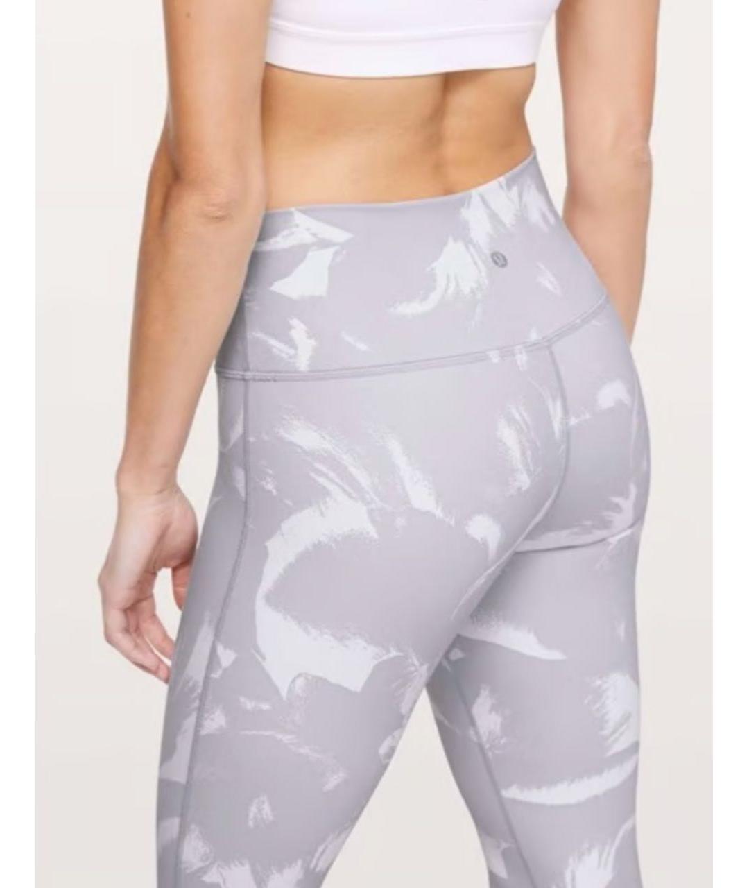 Lululemon Белые полиэстеровые спортивные брюки и шорты, фото 4