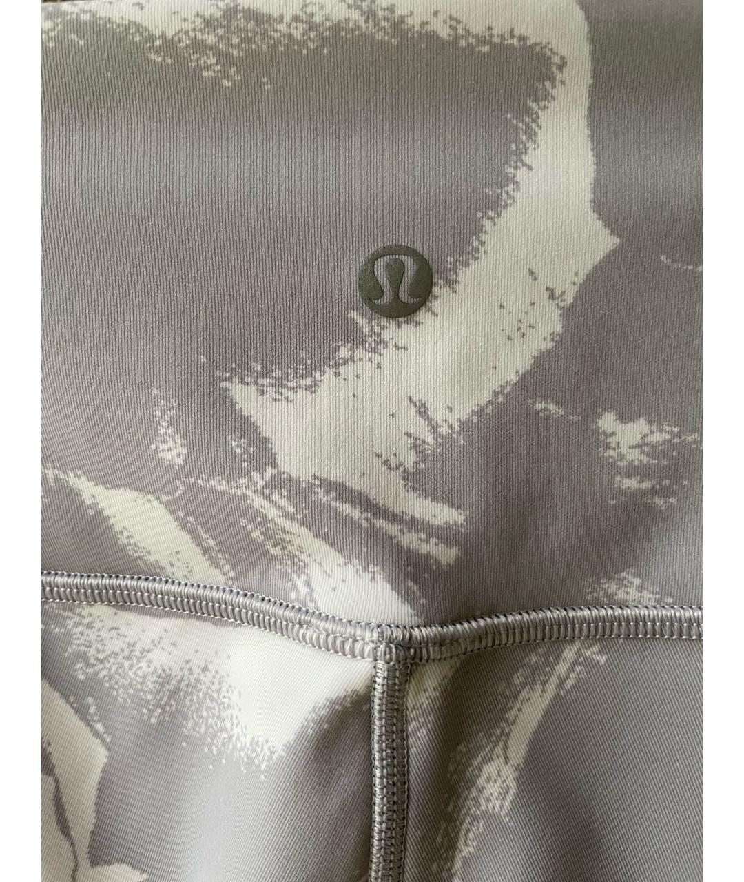 Lululemon Белые полиэстеровые спортивные брюки и шорты, фото 3