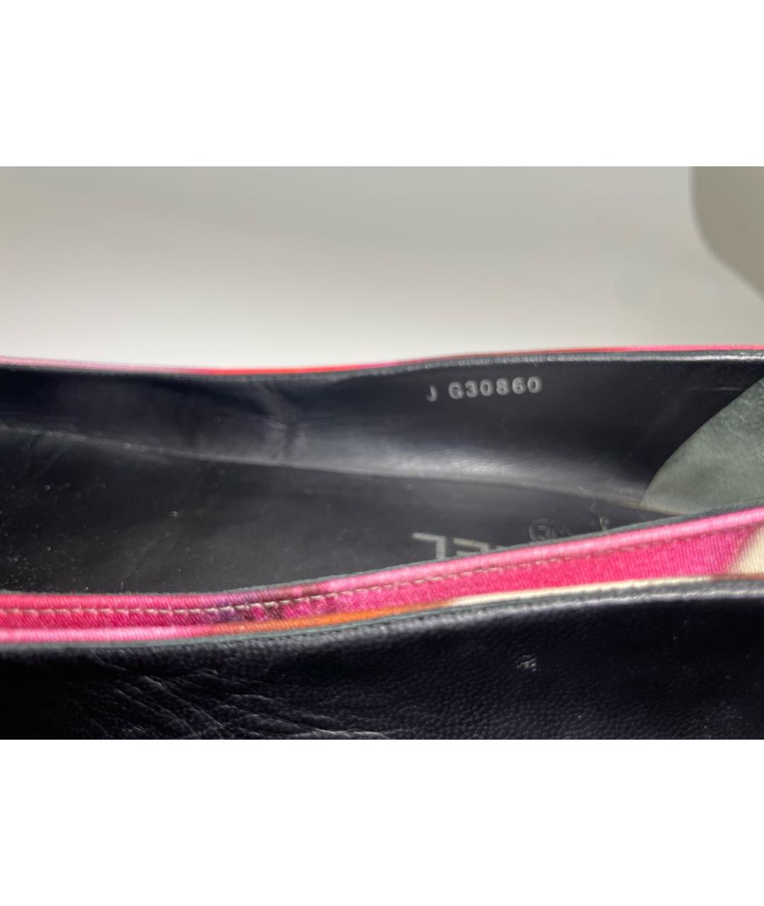 CHANEL Розовые текстильные балетки, фото 8