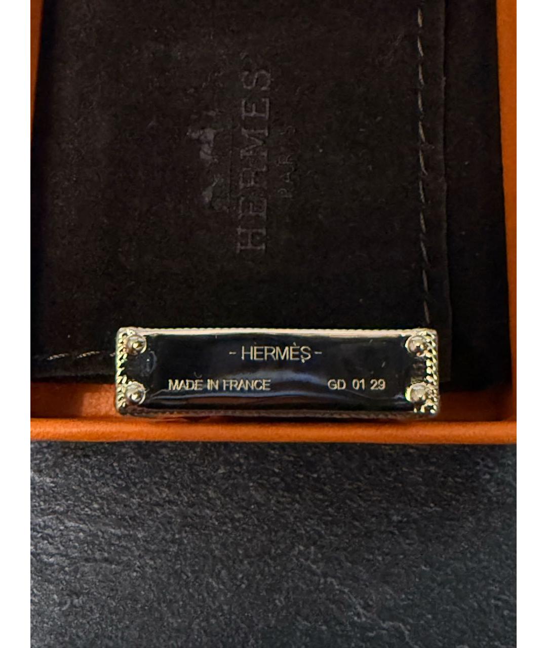 HERMES Золотой брелок, фото 4