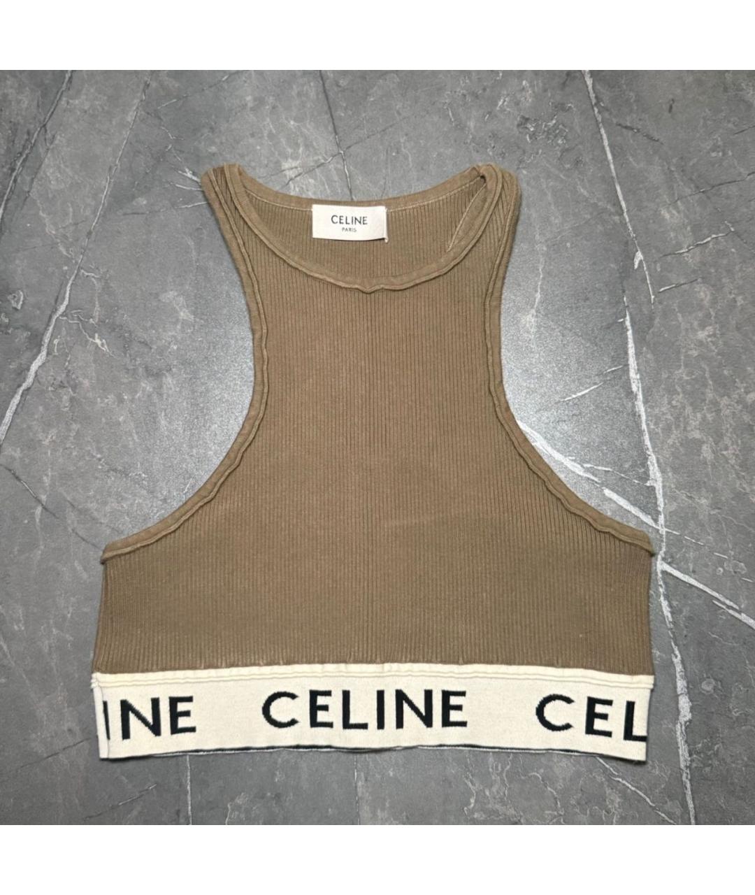 CELINE Бежевый бюстгалтеры, фото 4