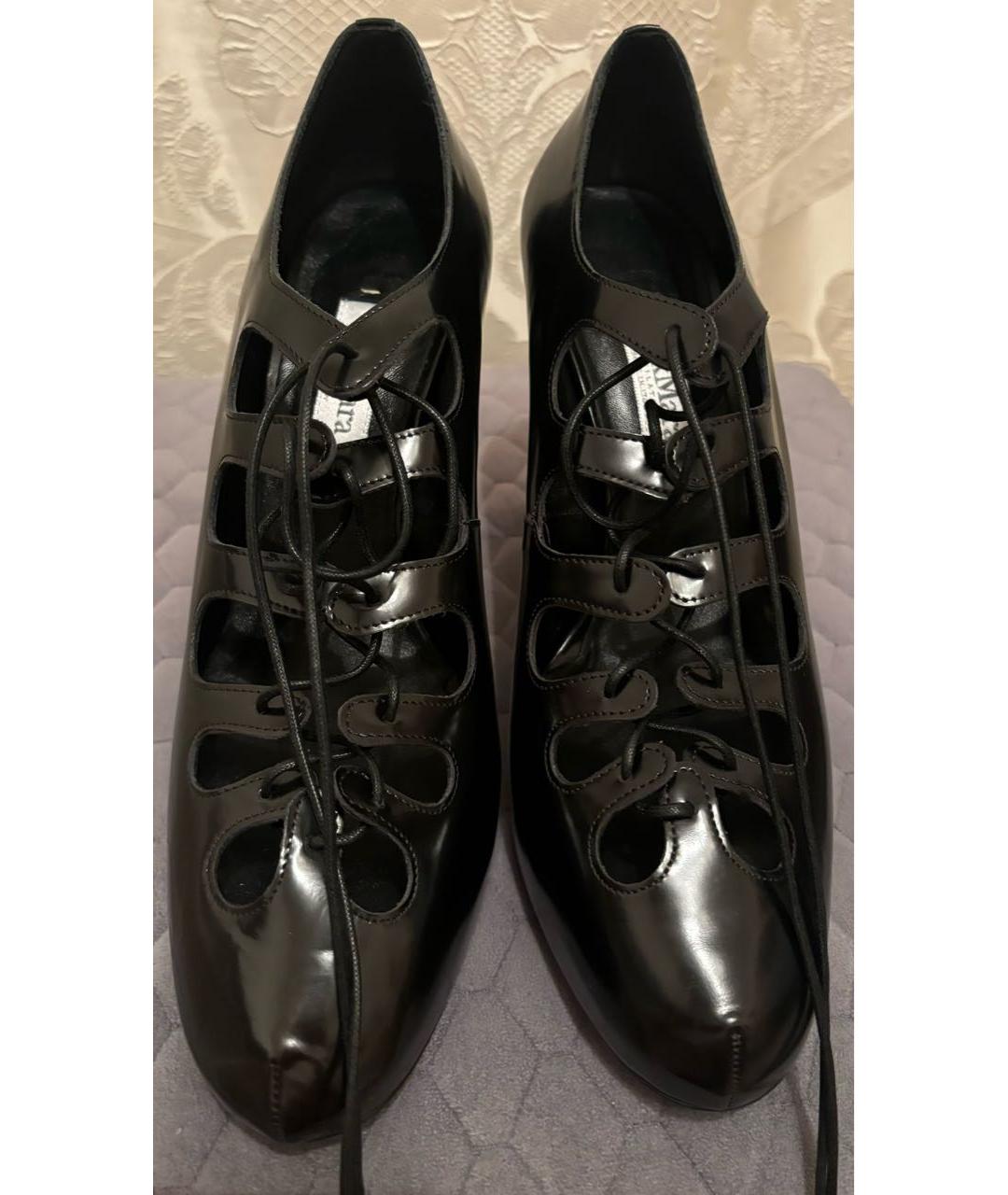 MAX MARA Черные кожаные туфли, фото 5