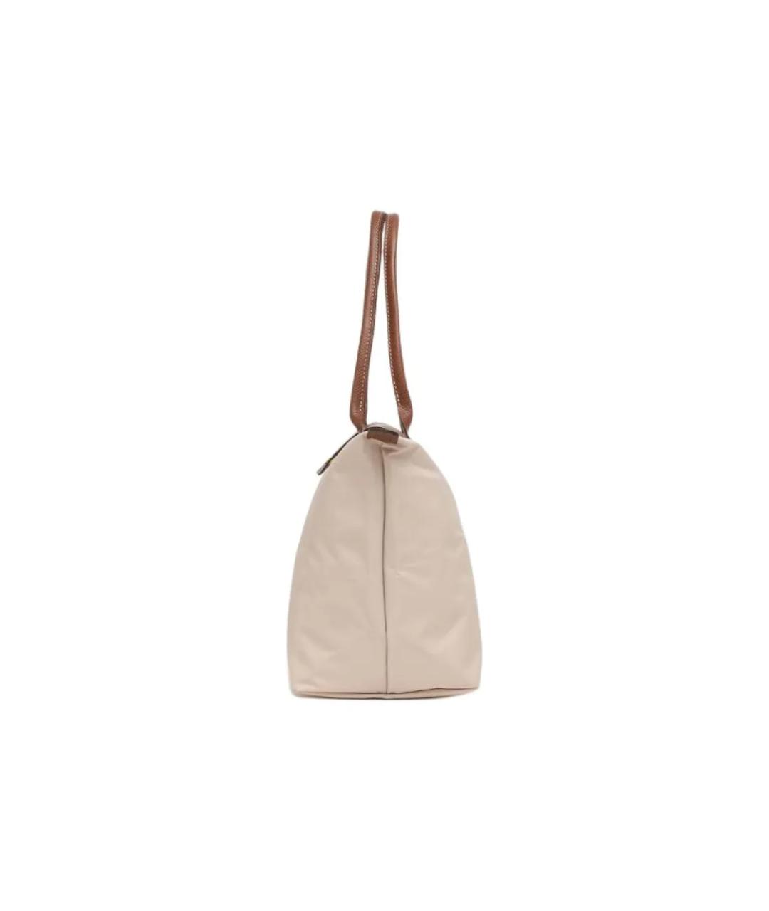 LONGCHAMP Бежевая сумка тоут, фото 7