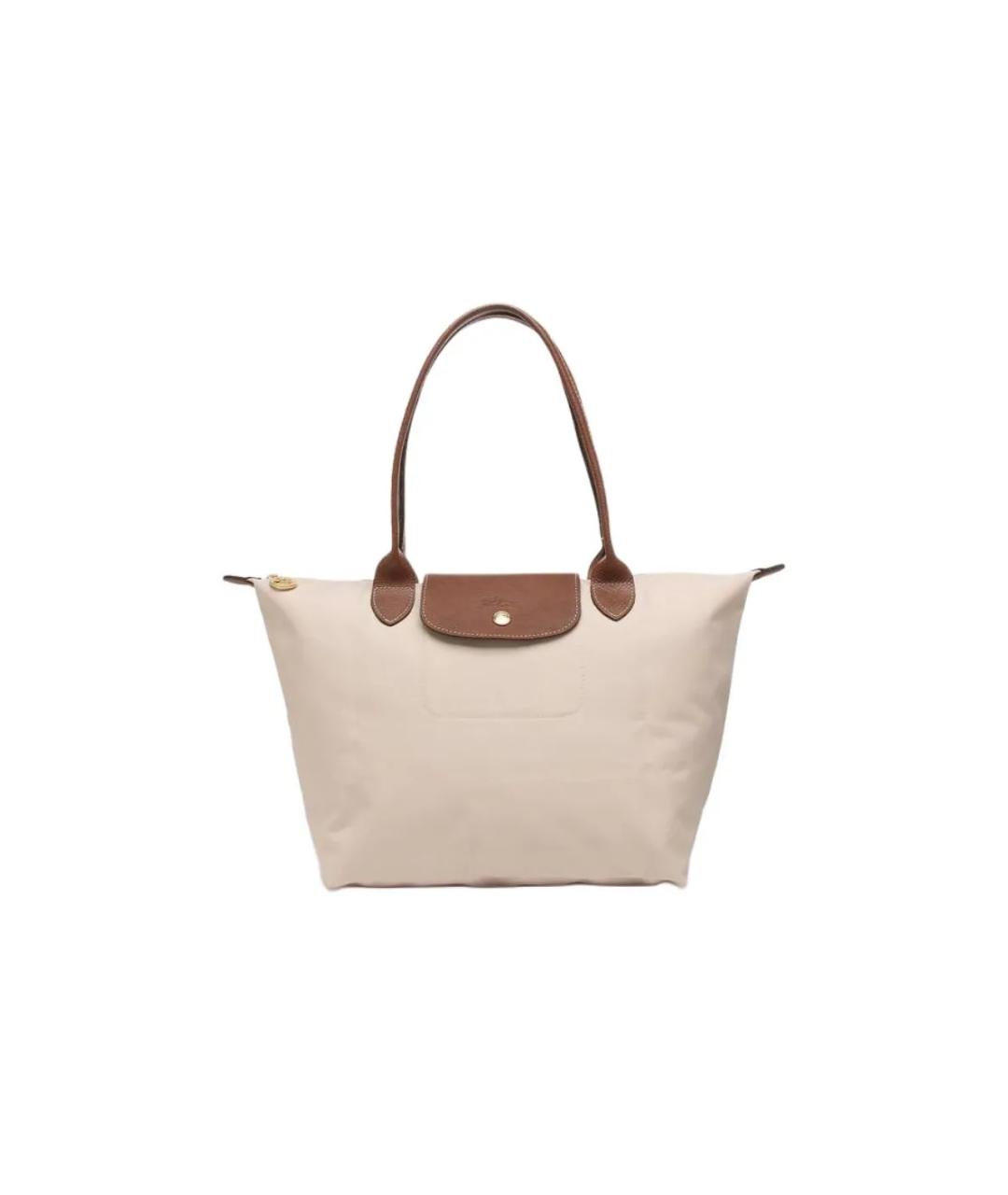 LONGCHAMP Бежевая сумка тоут, фото 1