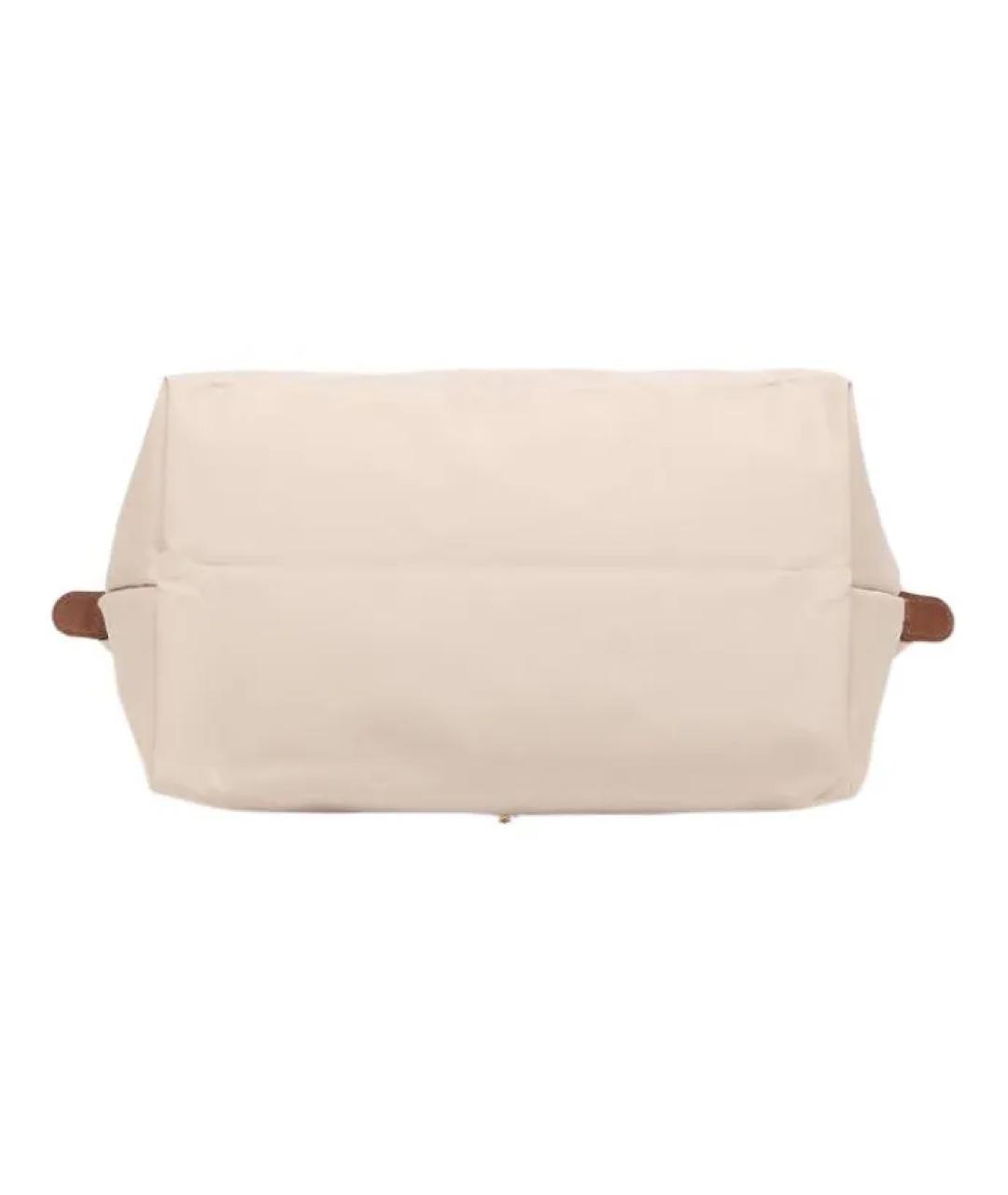 LONGCHAMP Бежевая сумка тоут, фото 5