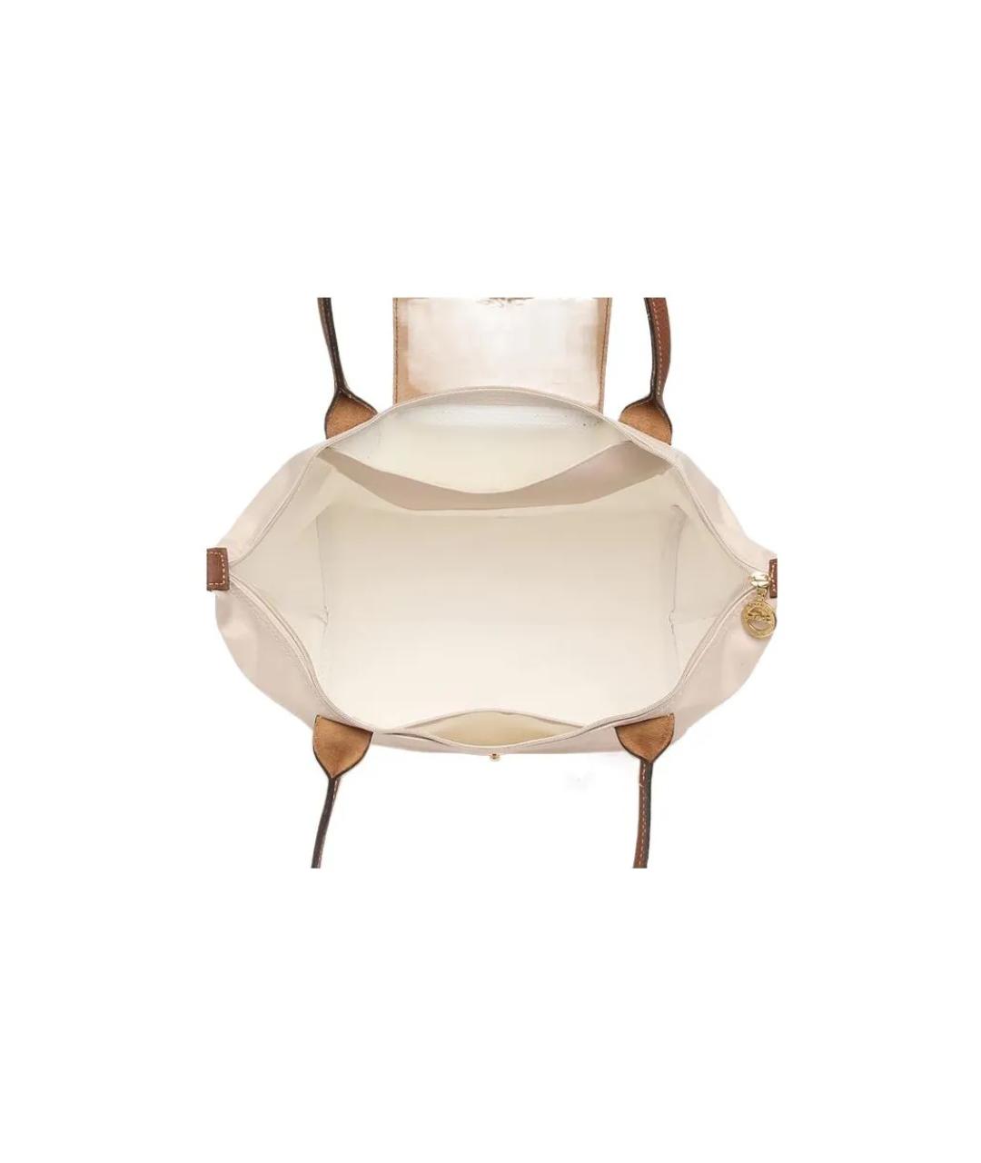 LONGCHAMP Бежевая сумка тоут, фото 4