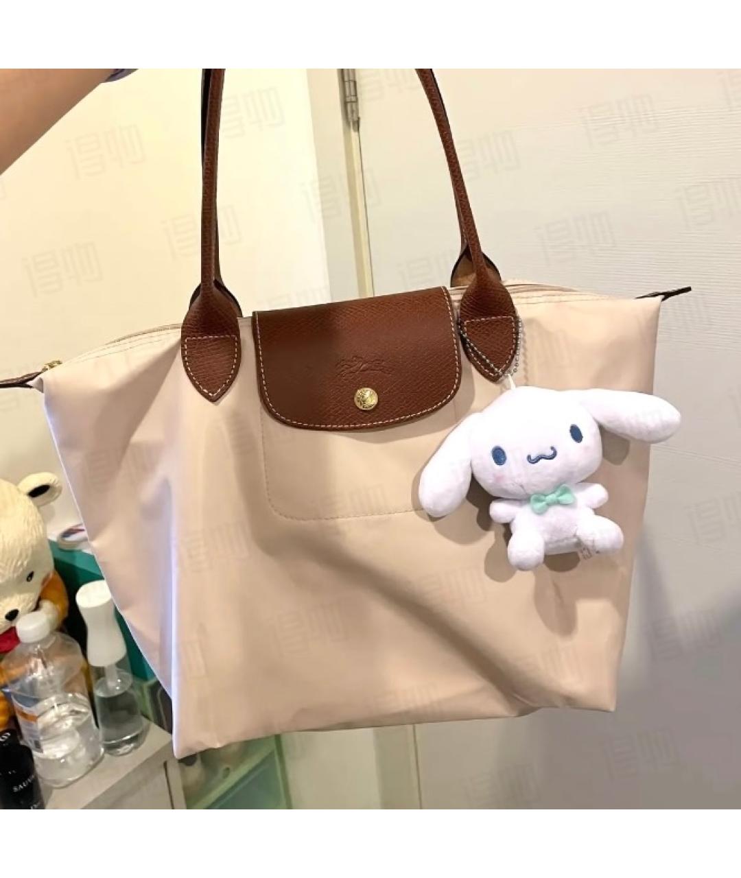 LONGCHAMP Бежевая сумка тоут, фото 8