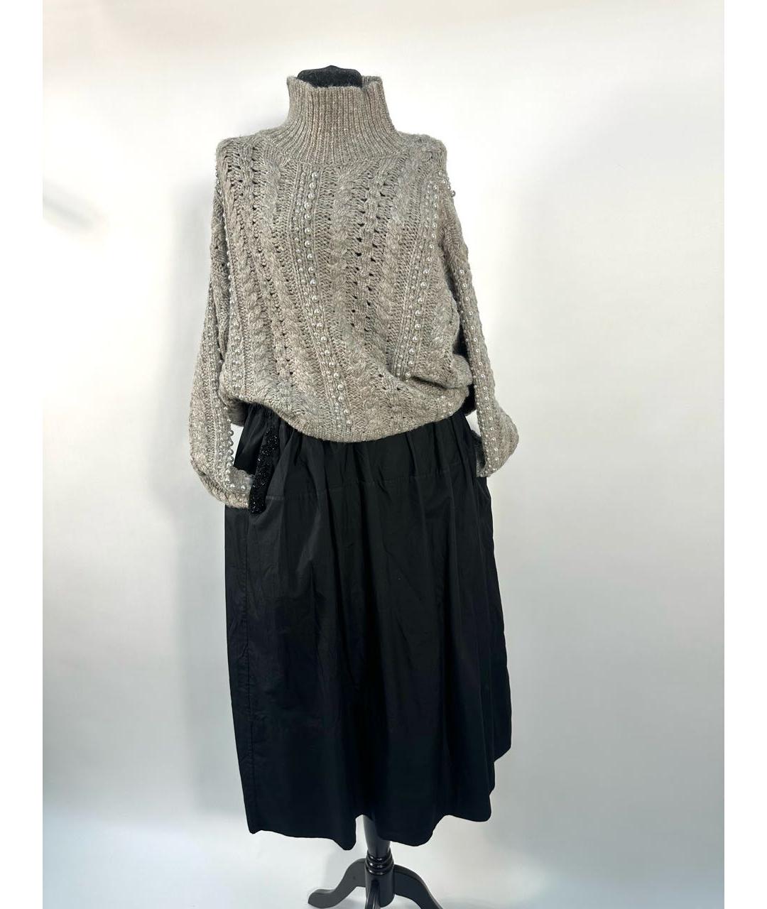 ERMANNO SCERVINO Серый шерстяной джемпер / свитер, фото 7