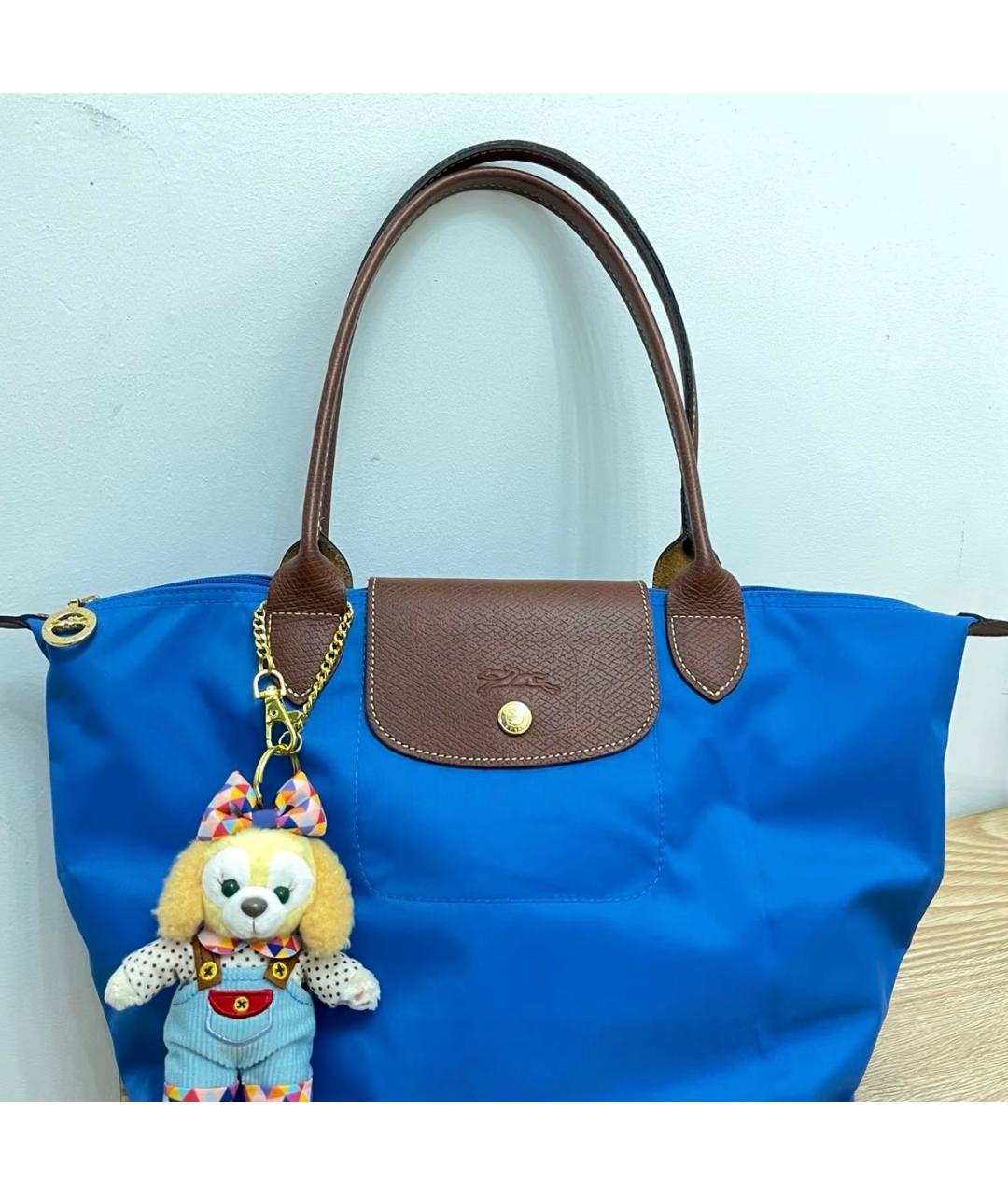 LONGCHAMP Синяя сумка тоут, фото 2