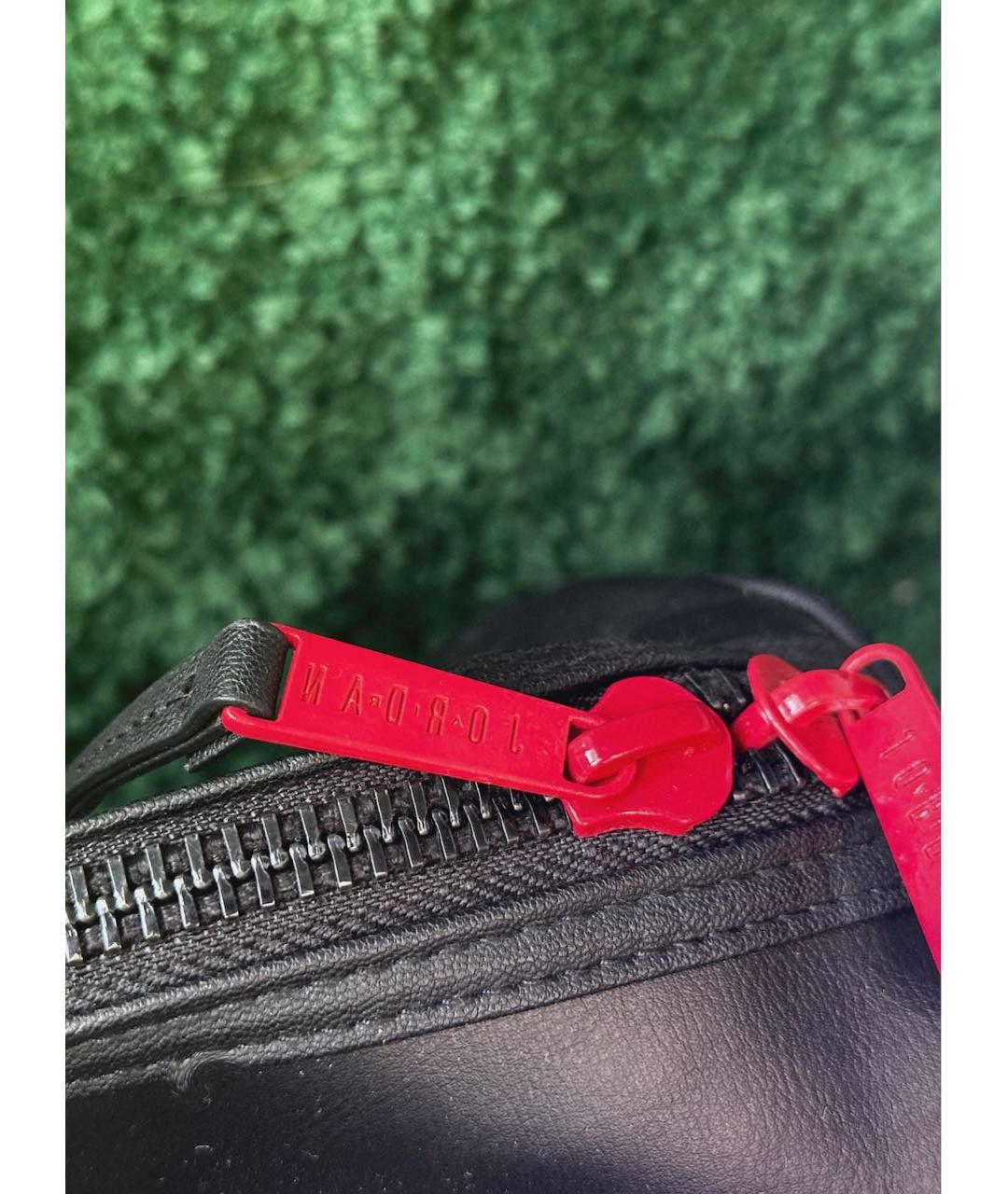 JORDAN Черная дорожная/спортивная сумка из искусственной кожи, фото 6