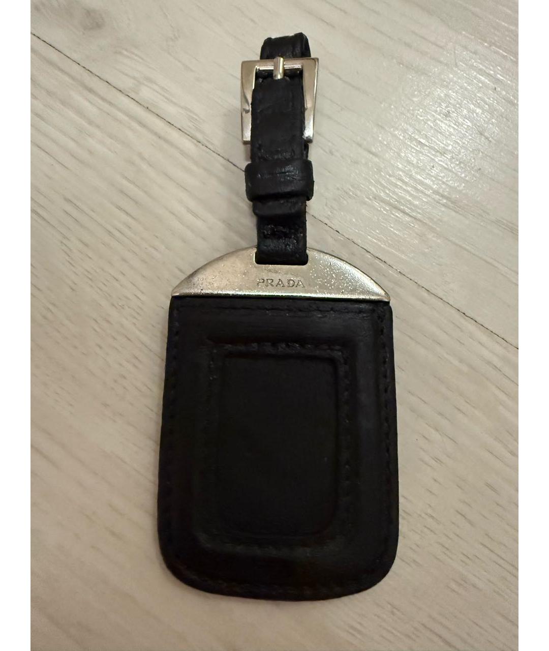 PRADA Черный брелок, фото 3