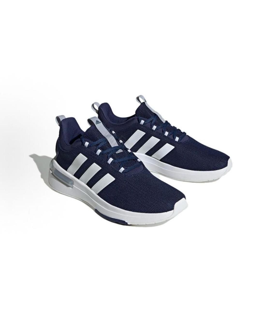 ADIDAS Темно-синие текстильные кроссовки, фото 3