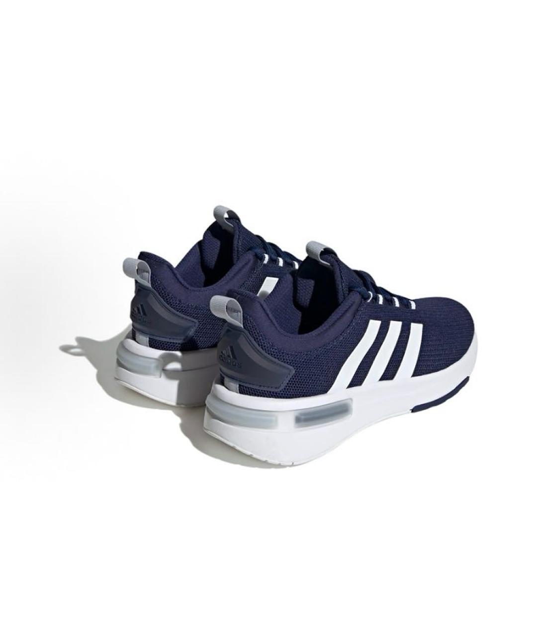 ADIDAS Темно-синие текстильные кроссовки, фото 4
