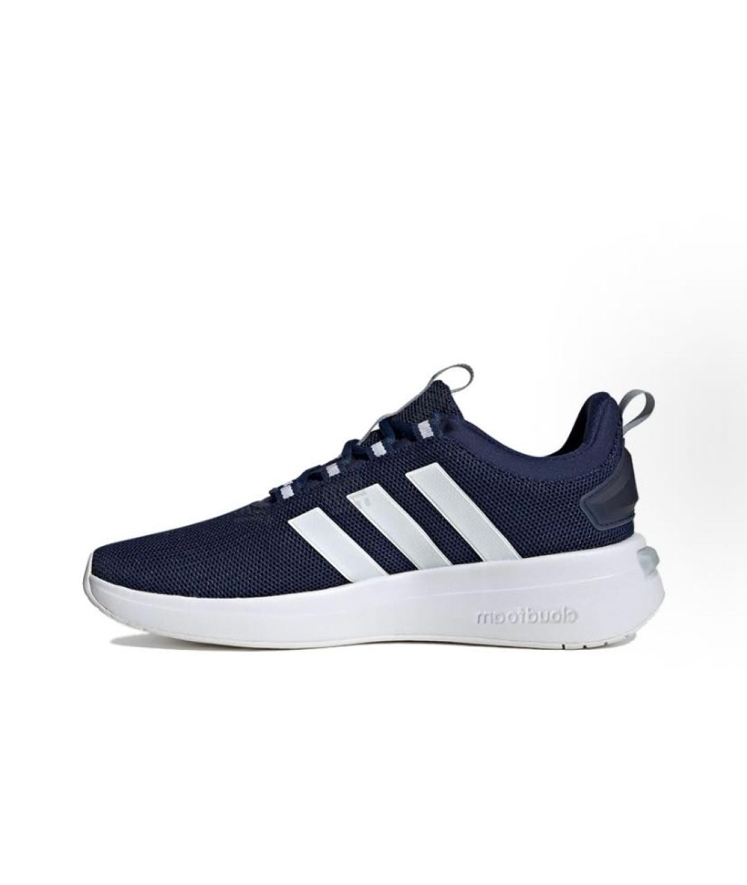 ADIDAS Темно-синие текстильные кроссовки, фото 2