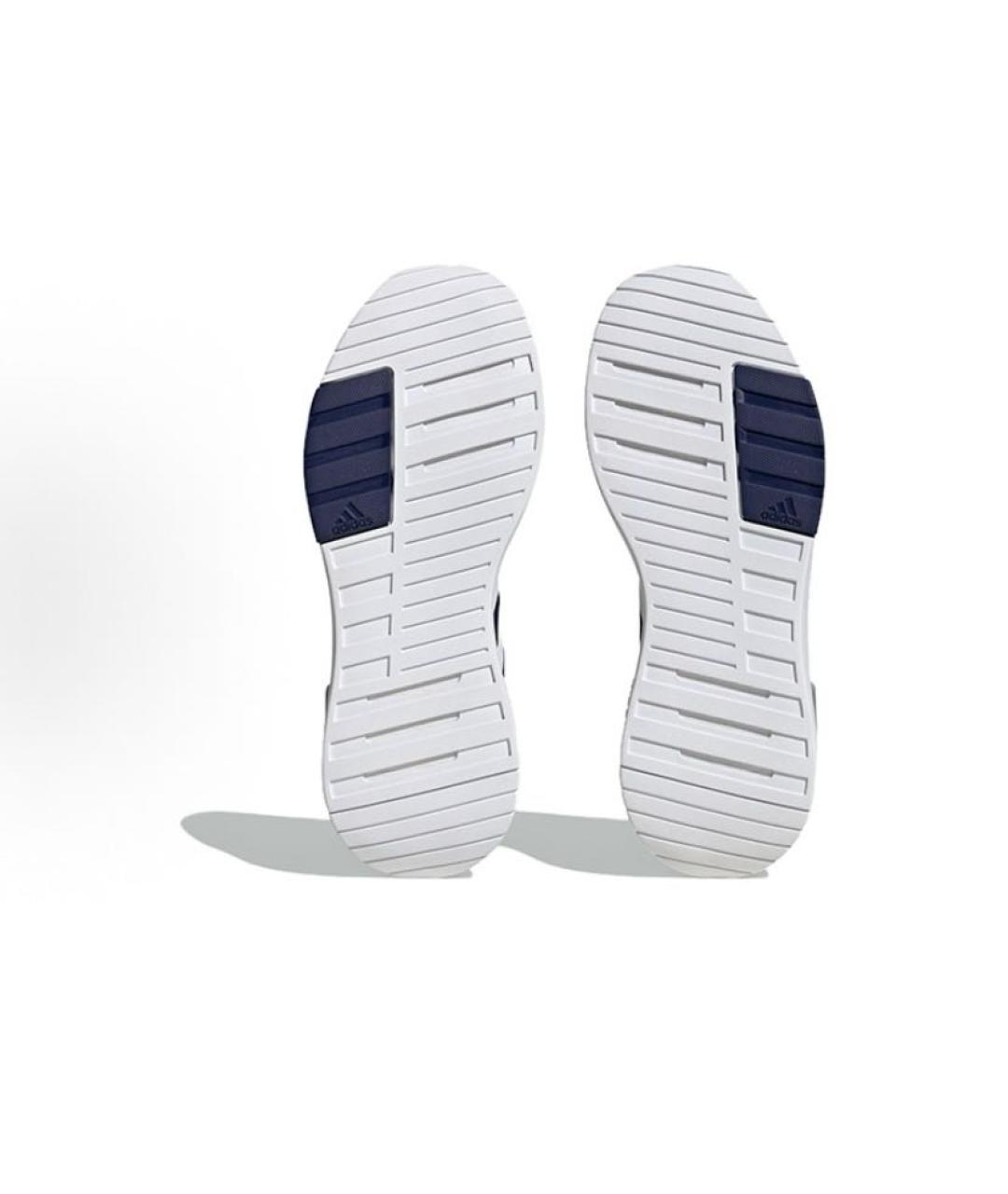 ADIDAS Темно-синие текстильные кроссовки, фото 6