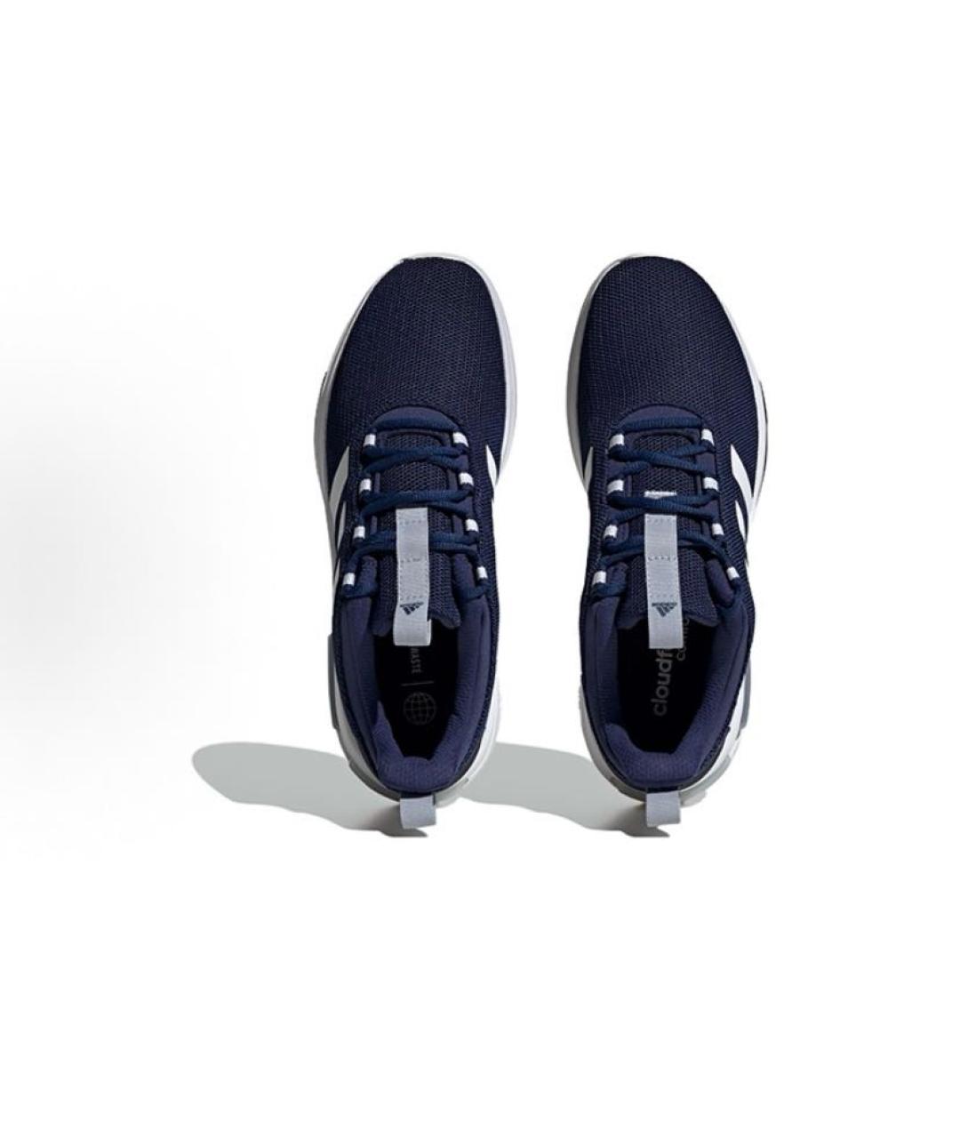 ADIDAS Темно-синие текстильные кроссовки, фото 5