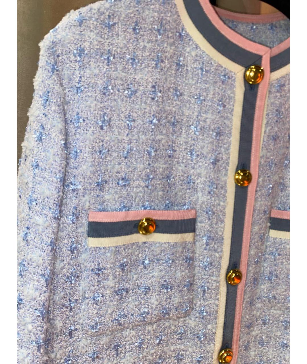 GUCCI Мульти твидовый кардиган, фото 8