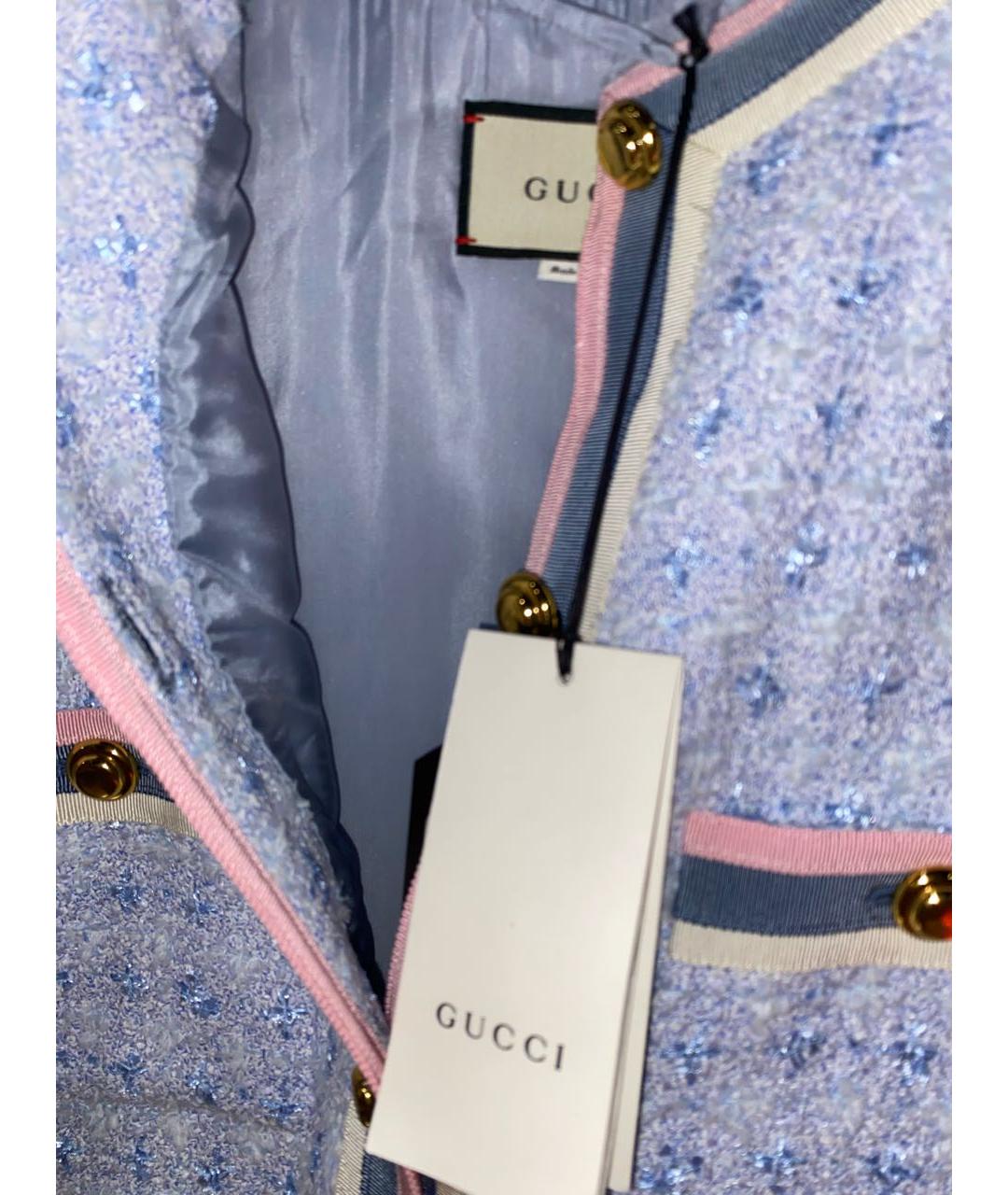 GUCCI Мульти твидовый кардиган, фото 3