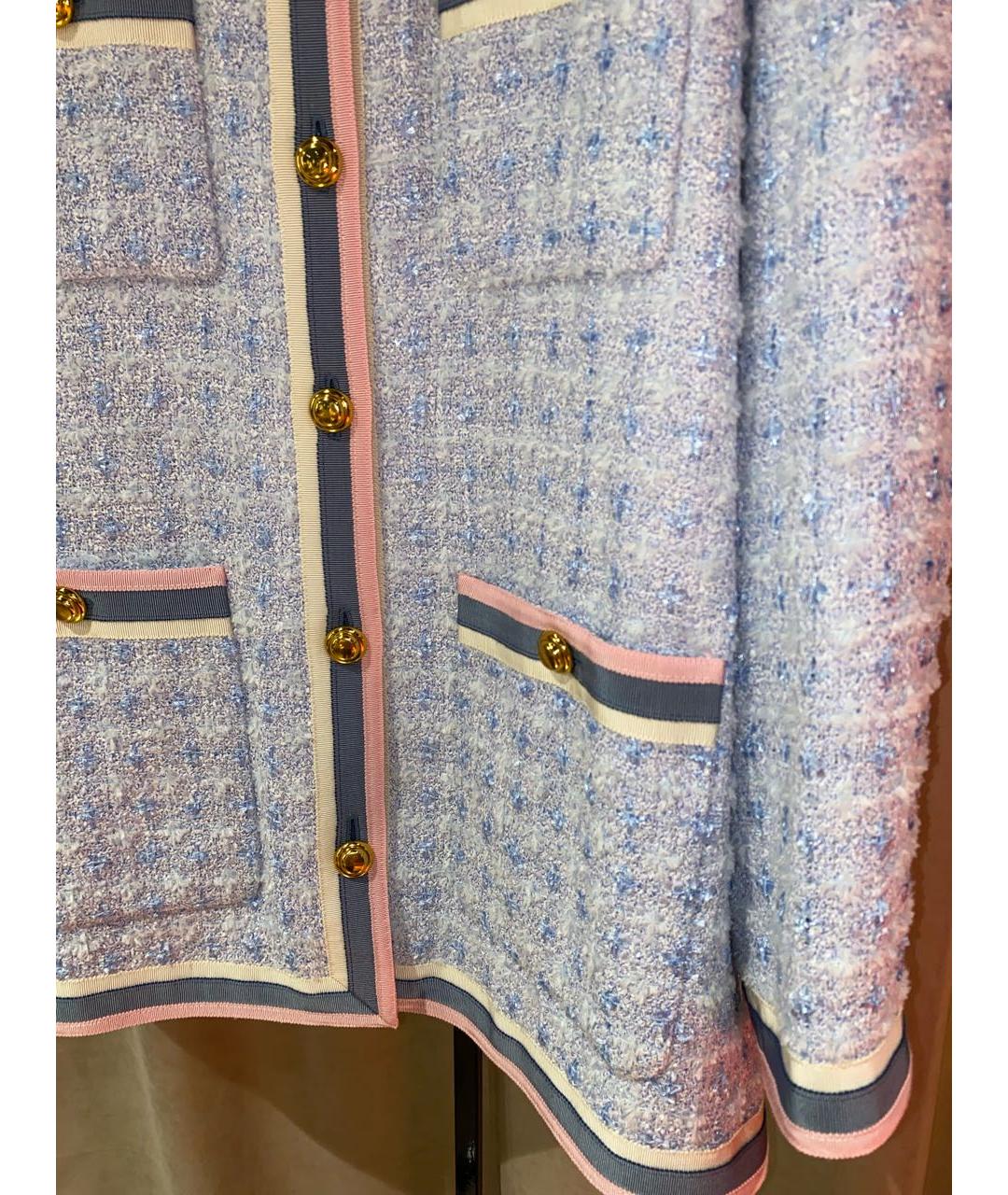 GUCCI Мульти твидовый кардиган, фото 7