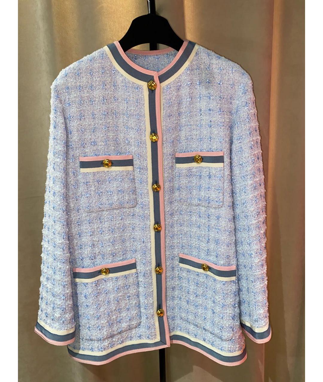 GUCCI Мульти твидовый кардиган, фото 9