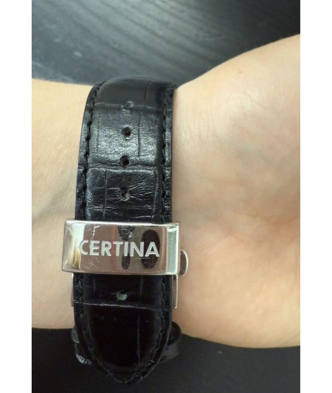 Certina Серебряные стальные часы, фото 4