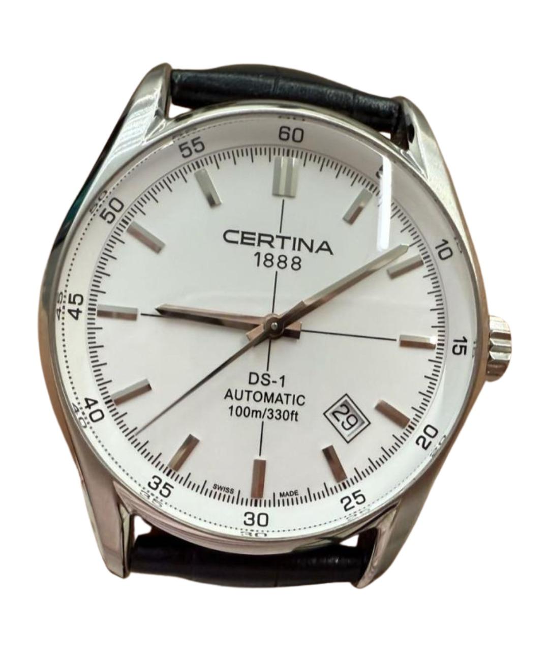 Certina Серебряные стальные часы, фото 1