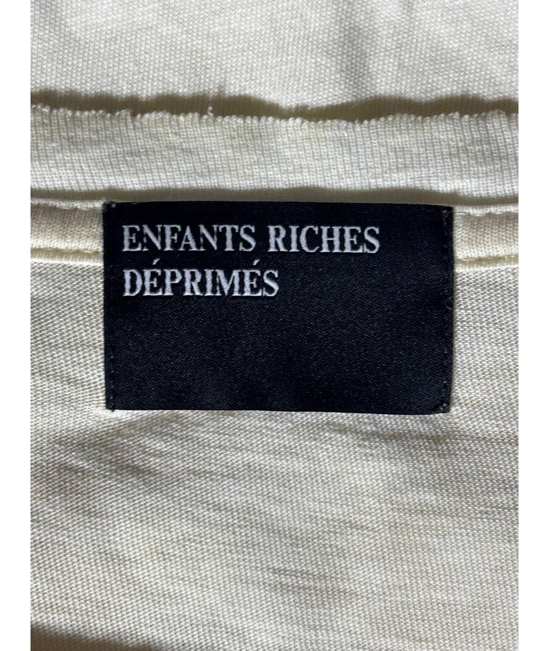 Enfants Riches Déprimés Белая хлопковая футболка, фото 5