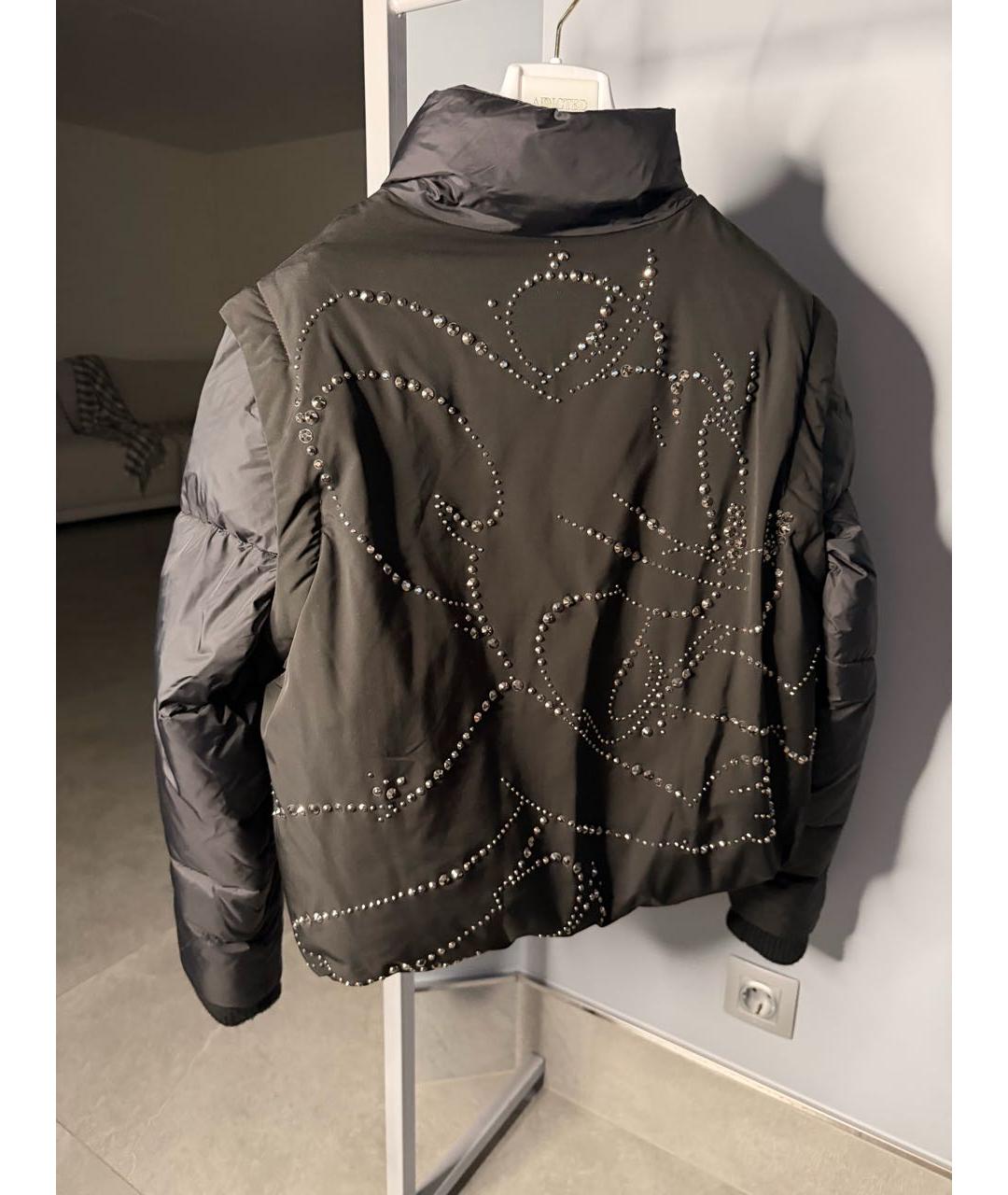 ICEBERG Черный полиамидовый пуховик, фото 2