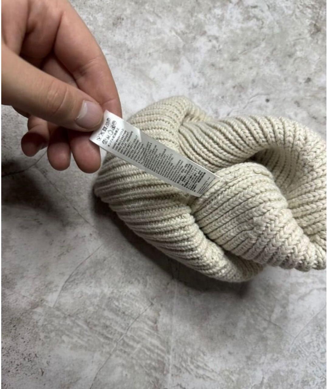 ACNE STUDIOS Бежевая шапка, фото 4