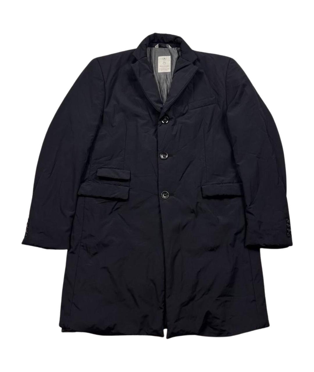 CORNELIANI Темно-синий шерстяной тренч / плащ, фото 1