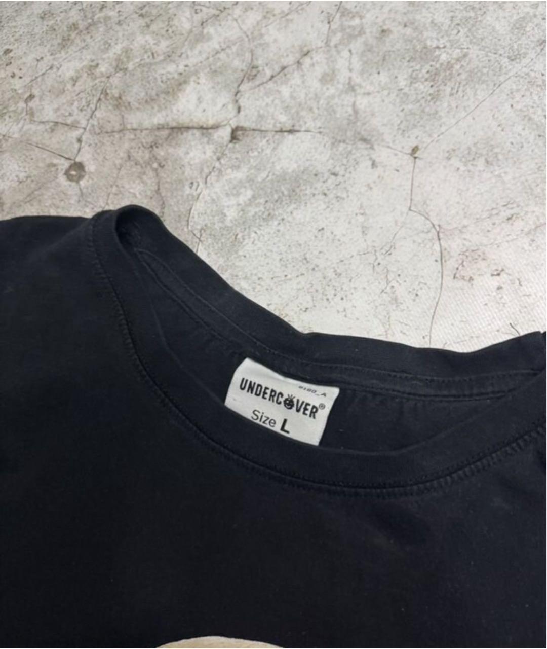 UNDERCOVER Черная футболка, фото 3