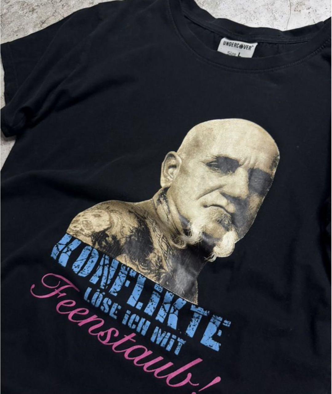 UNDERCOVER Черная футболка, фото 2