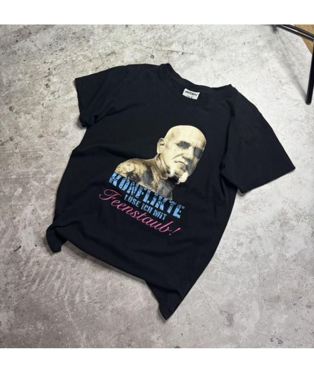 UNDERCOVER Черная футболка, фото 5