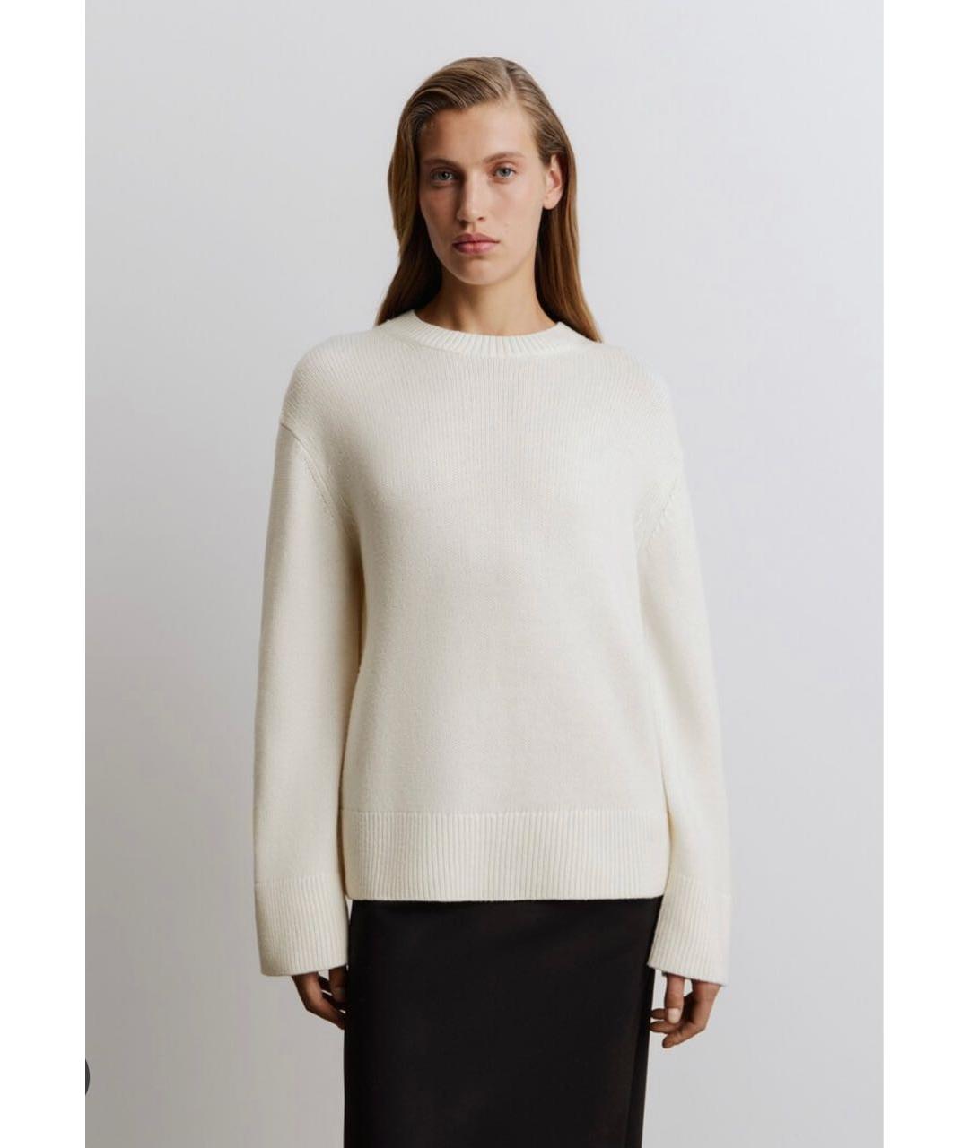 12 STOREEZ Белый шерстяной джемпер / свитер, фото 8