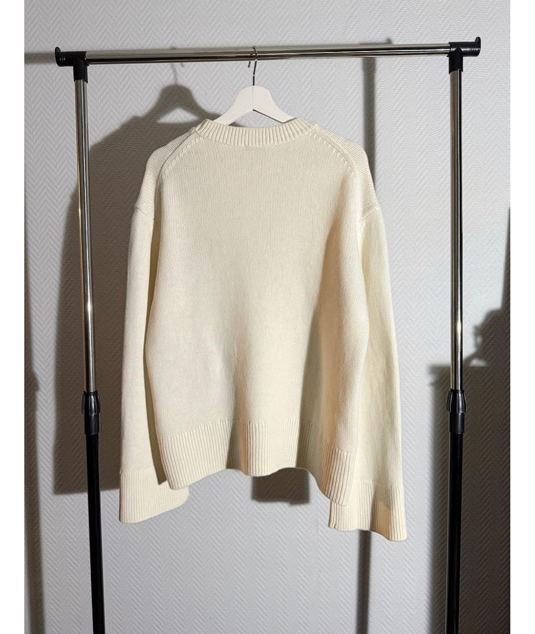 12 STOREEZ Белый шерстяной джемпер / свитер, фото 3