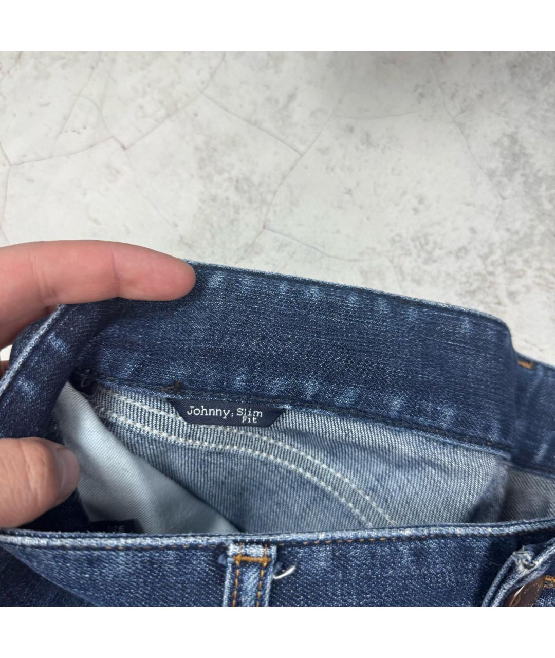 EMPORIO ARMANI Синие джинсы, фото 3