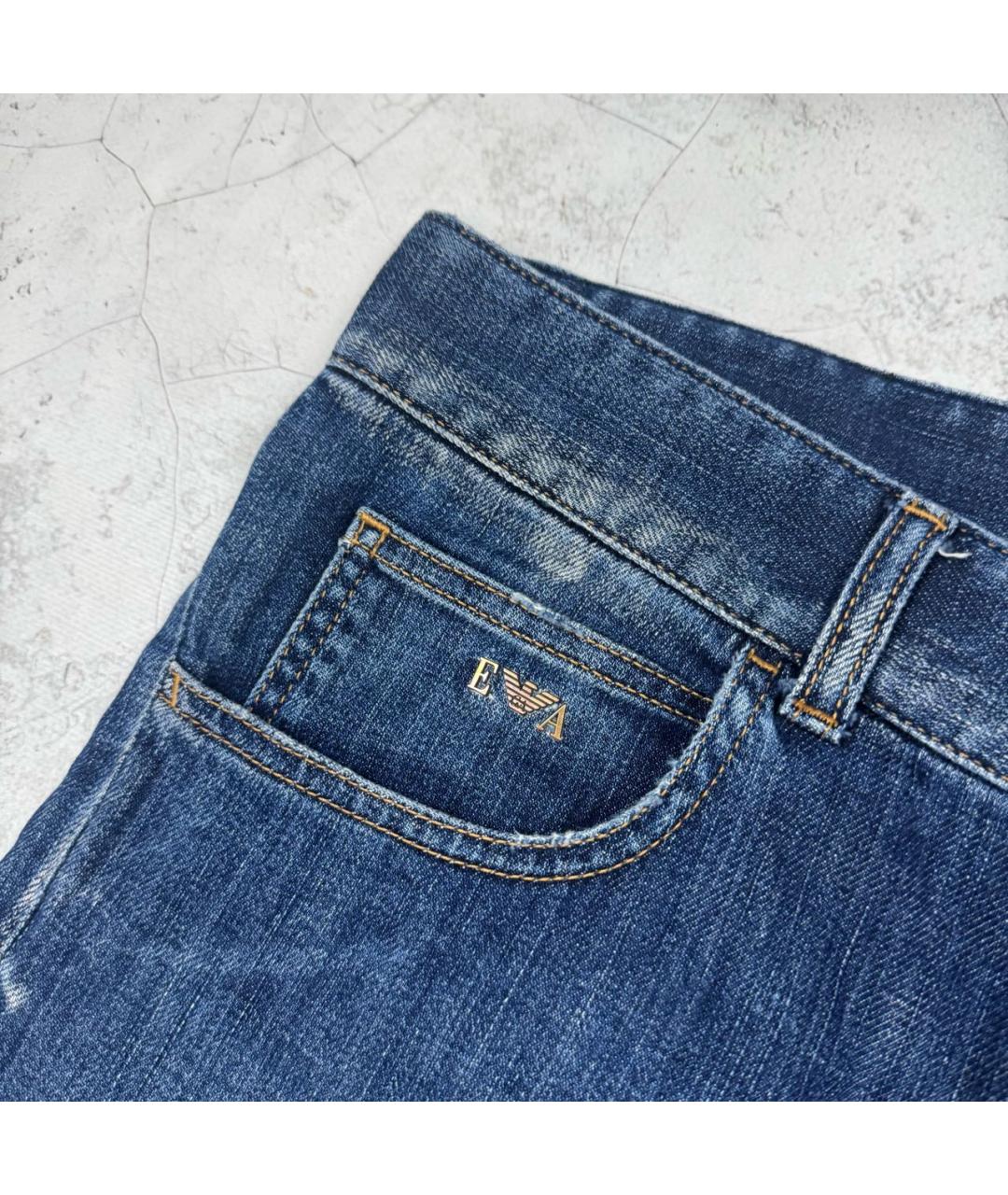 EMPORIO ARMANI Синие джинсы, фото 2
