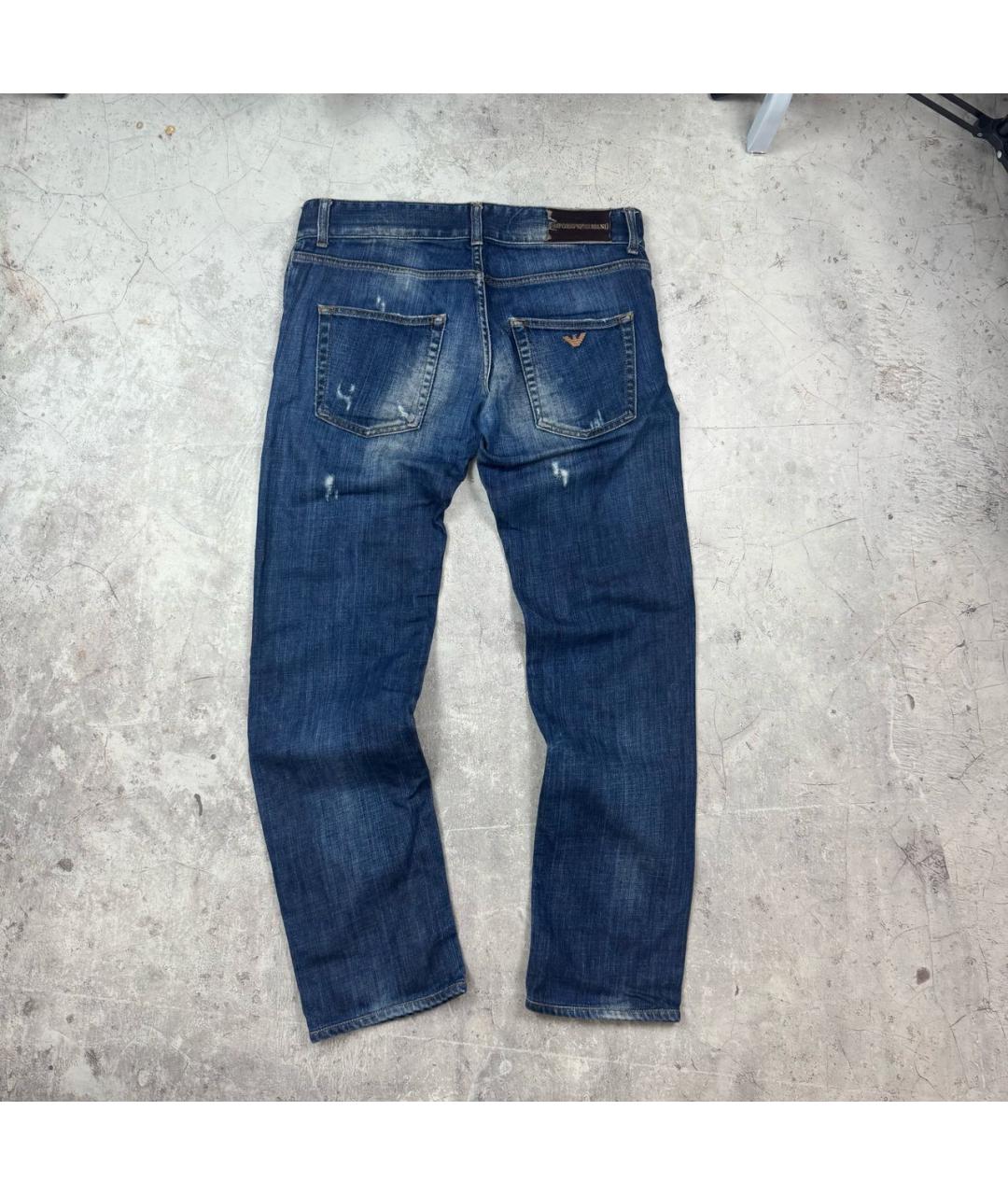 EMPORIO ARMANI Синие джинсы, фото 5