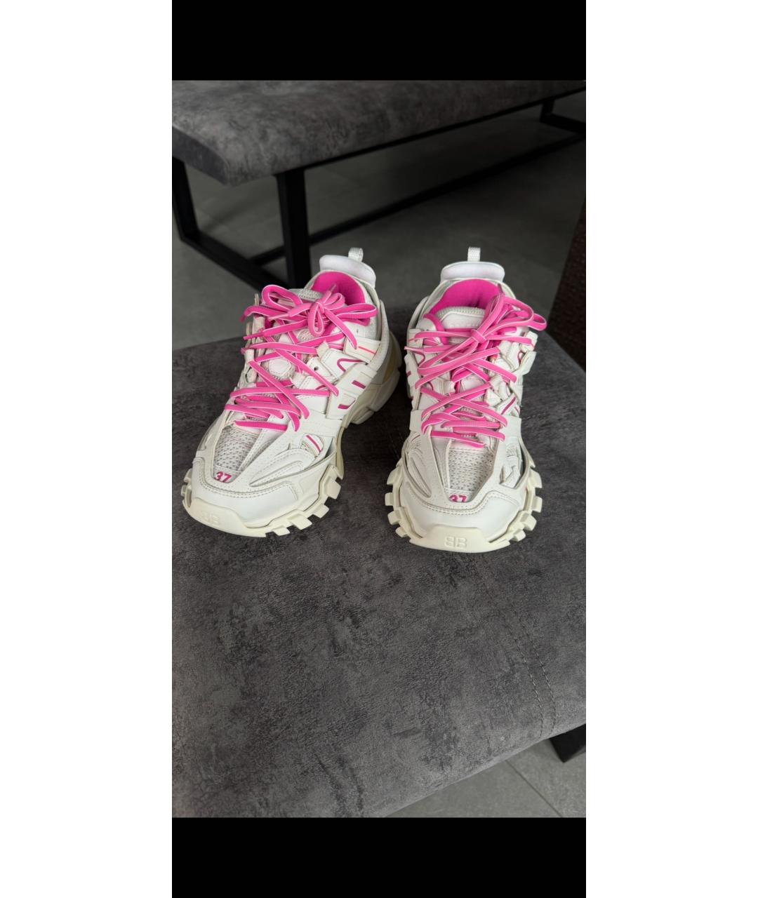 BALENCIAGA Белые резиновые кроссовки, фото 2