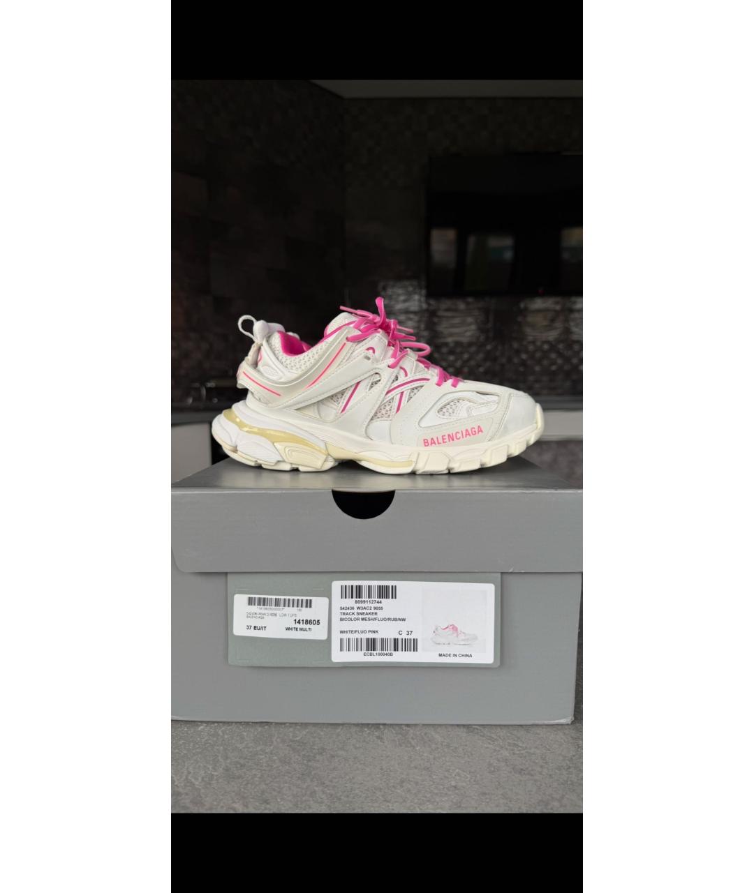 BALENCIAGA Белые резиновые кроссовки, фото 7