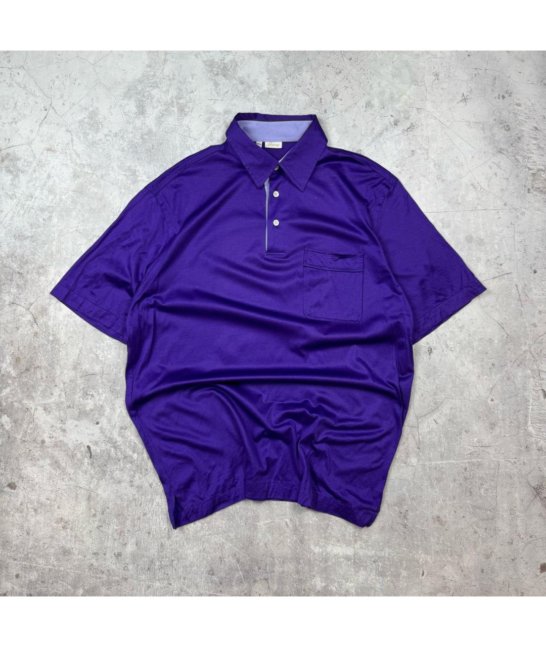 BRIONI Фиолетовое поло с коротким рукавом, фото 5