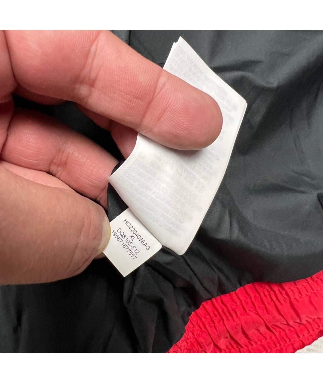 JORDAN Красный пуховик, фото 8