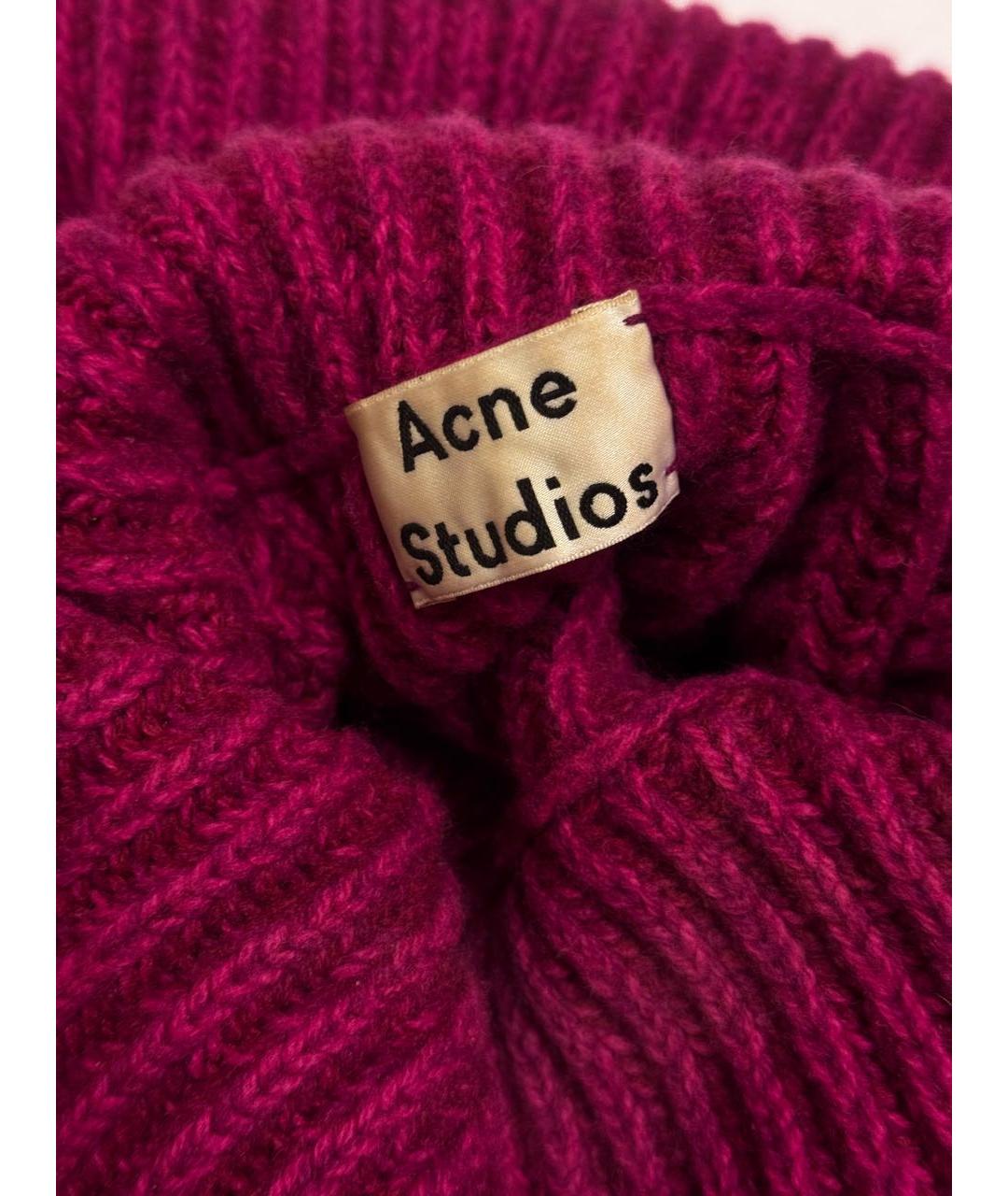 ACNE STUDIOS Розовый шерстяной джемпер / свитер, фото 3