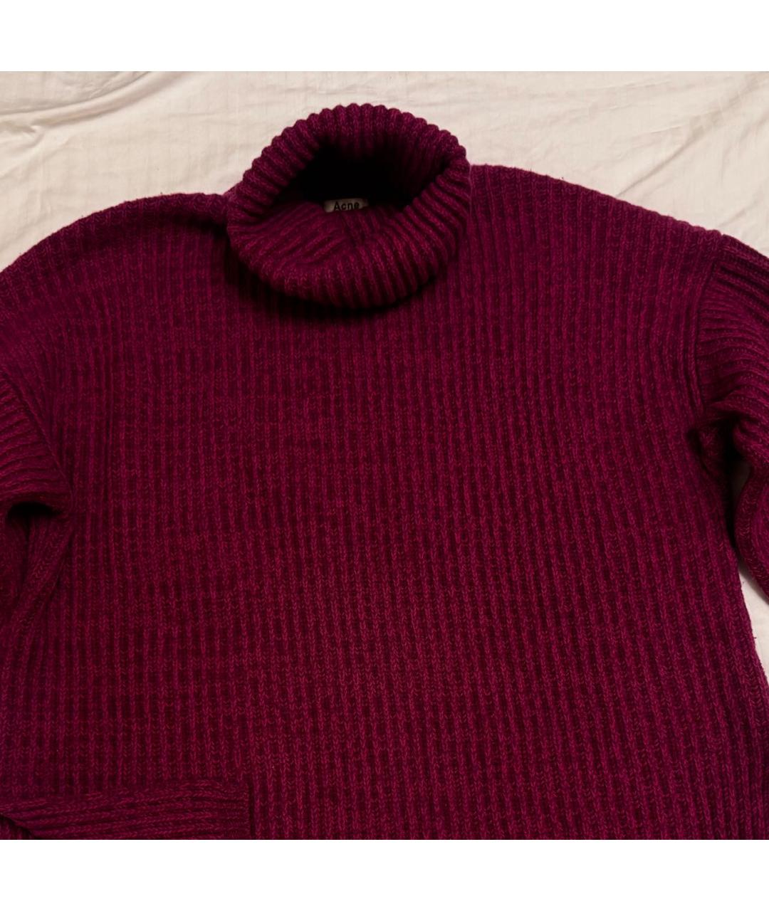 ACNE STUDIOS Розовый шерстяной джемпер / свитер, фото 4